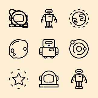 Universe icons pack
