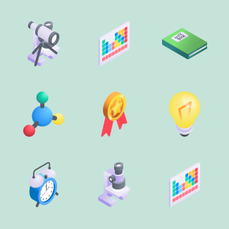 Education icons pack