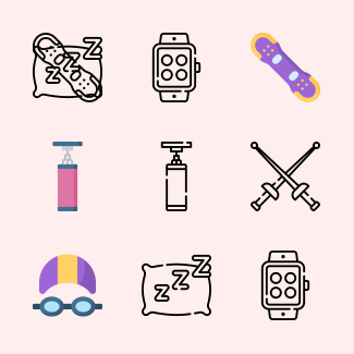 Active Lifestyle icons pack