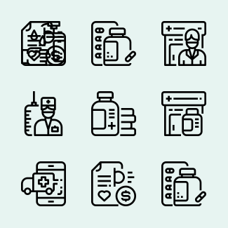 Medical and Healthcare icons pack