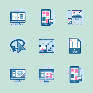 Graphic Design icons pack