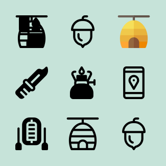 In the Forest icons pack