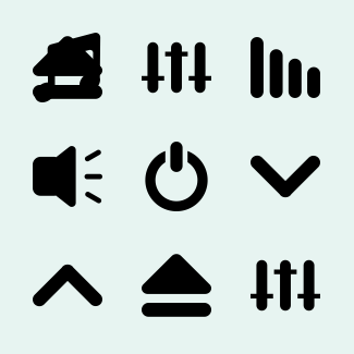 Music Player Icons icons pack
