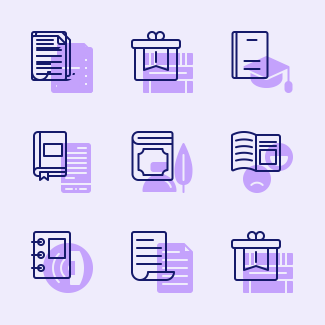 Books icons pack