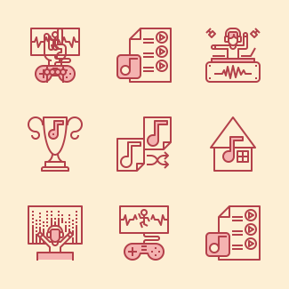 EDM icons pack