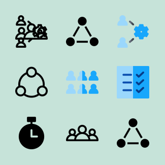 Teamwork icons pack