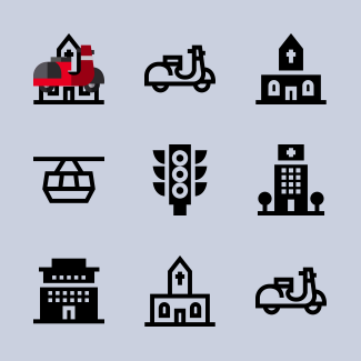Urban icons pack