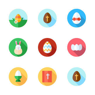 Easter icons pack