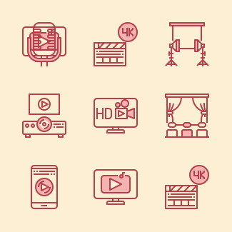 Video Production icons pack