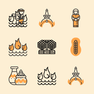 Thailand icons pack