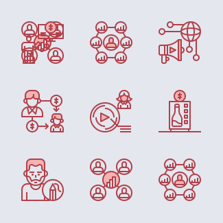 Passive Income Opportunities icons pack