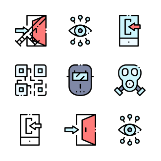 Protection Security icons pack