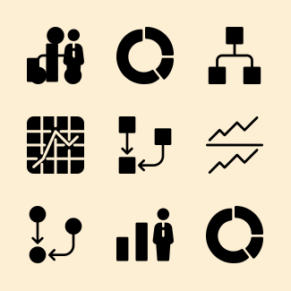 Charts icons pack