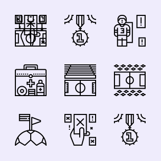 Football Elements icons pack