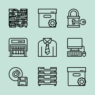 Office Elements icons pack