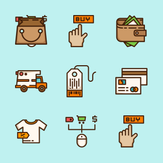 E-commerce icons pack