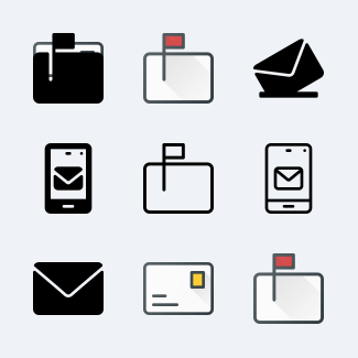 Emails icons pack