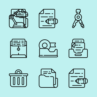 Office Material icons pack
