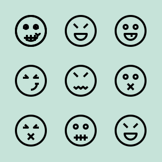 Emotion icons pack