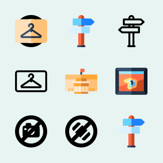Museum icons pack