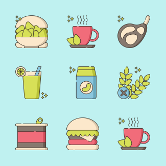 Food & Drink icons pack