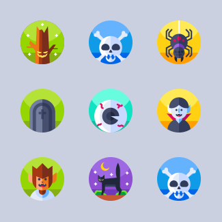 Halloween icons pack