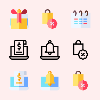 Cyber Monday icons pack