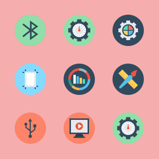 Web Design and Development icons pack