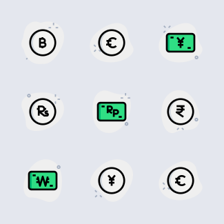 Currency icons pack