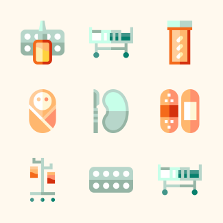 Hospital Elements icons pack