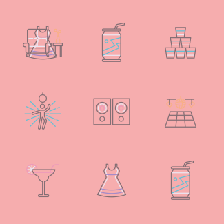 Night Club icons pack