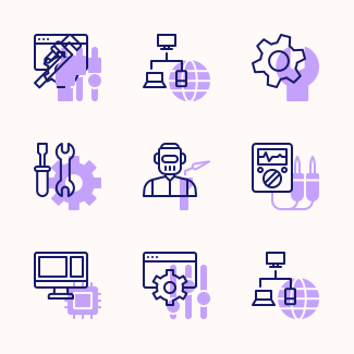 Engineering icons pack
