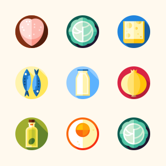 Healthy Food icons pack