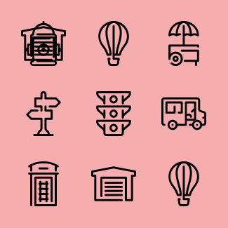City icons pack
