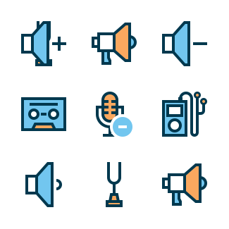 Music icons pack