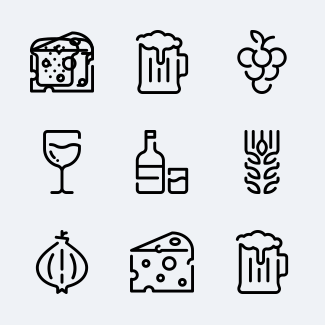 Food icons pack