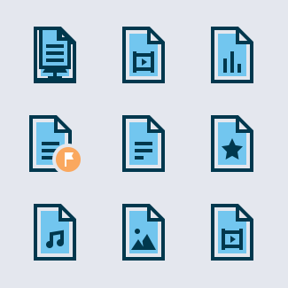 Documents icons pack