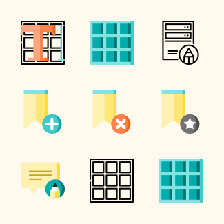Interaction icons pack