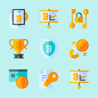 Cryptocurrency icons pack