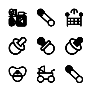 Baby icons pack