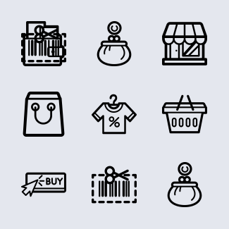 E-commerce icons pack