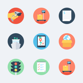 Global Logistics icons pack