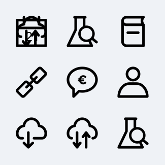 Bold SEO and Marketing Outline icons pack