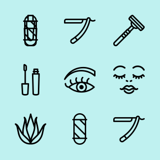 Beauty Salon icons pack