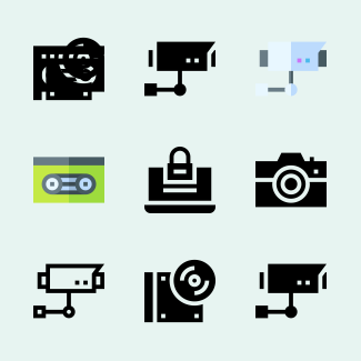 Media Technology icons pack