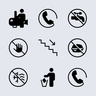 Pictograms icons pack