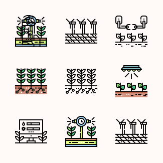 Smart Farm icons pack