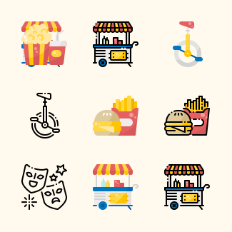 Carnival icons pack
