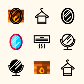 Hotel icons pack