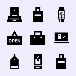 Shopping Elements icons pack